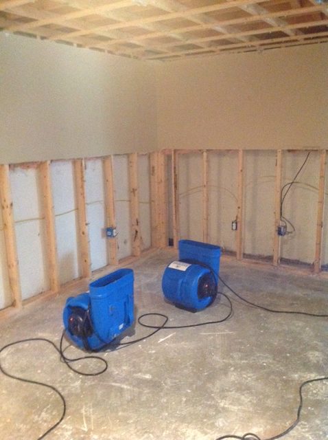 Interior flood/ mold cleanup